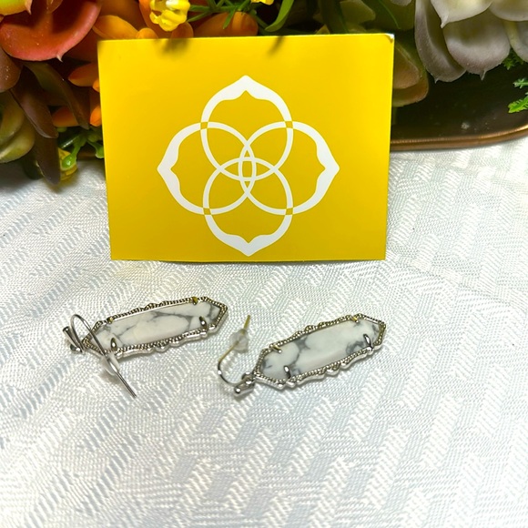 Kendra Scott Francis earrings Mystic Bazaar collection Howlite - Picture 2 of 7